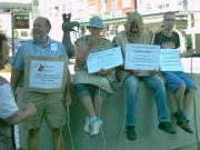 Eine 1-&euro;-Jobber-Sklaventreiber-Pause